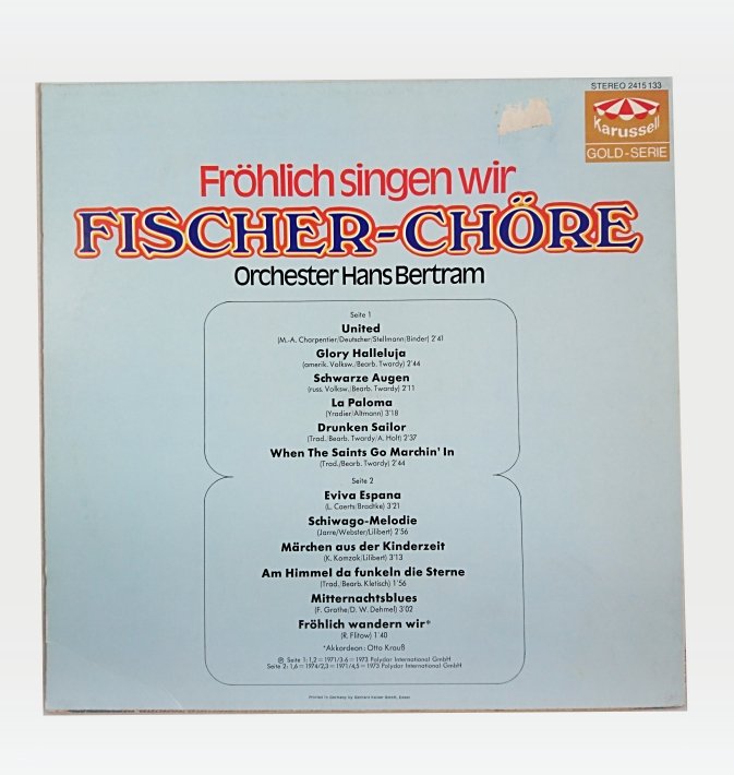 Fischer Chöre – Fröhlich Singen Wir