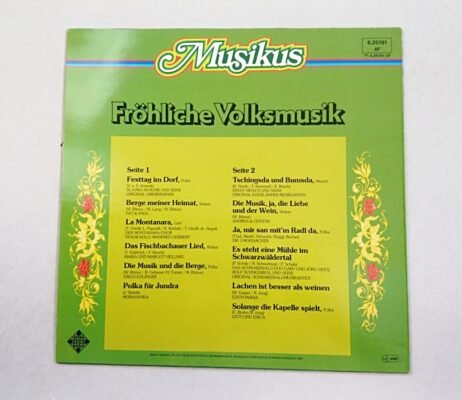 LP Fröhliche Volksmusik 1982 LC 0366