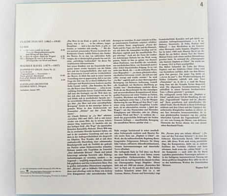 LP Claude Debussy – La Mer