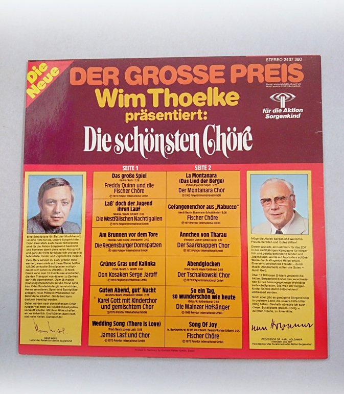 LP Wim Thoelke – Die schönsten Chöre