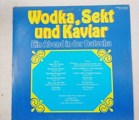 Die Tschaika – Wodka, Sekt und Kaviar